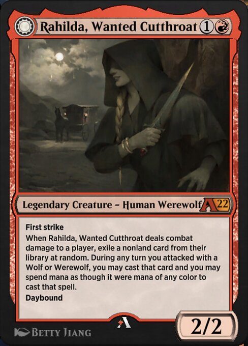 Rahilda, Wanted Cutthroat // Rahilda, Feral Outlaw