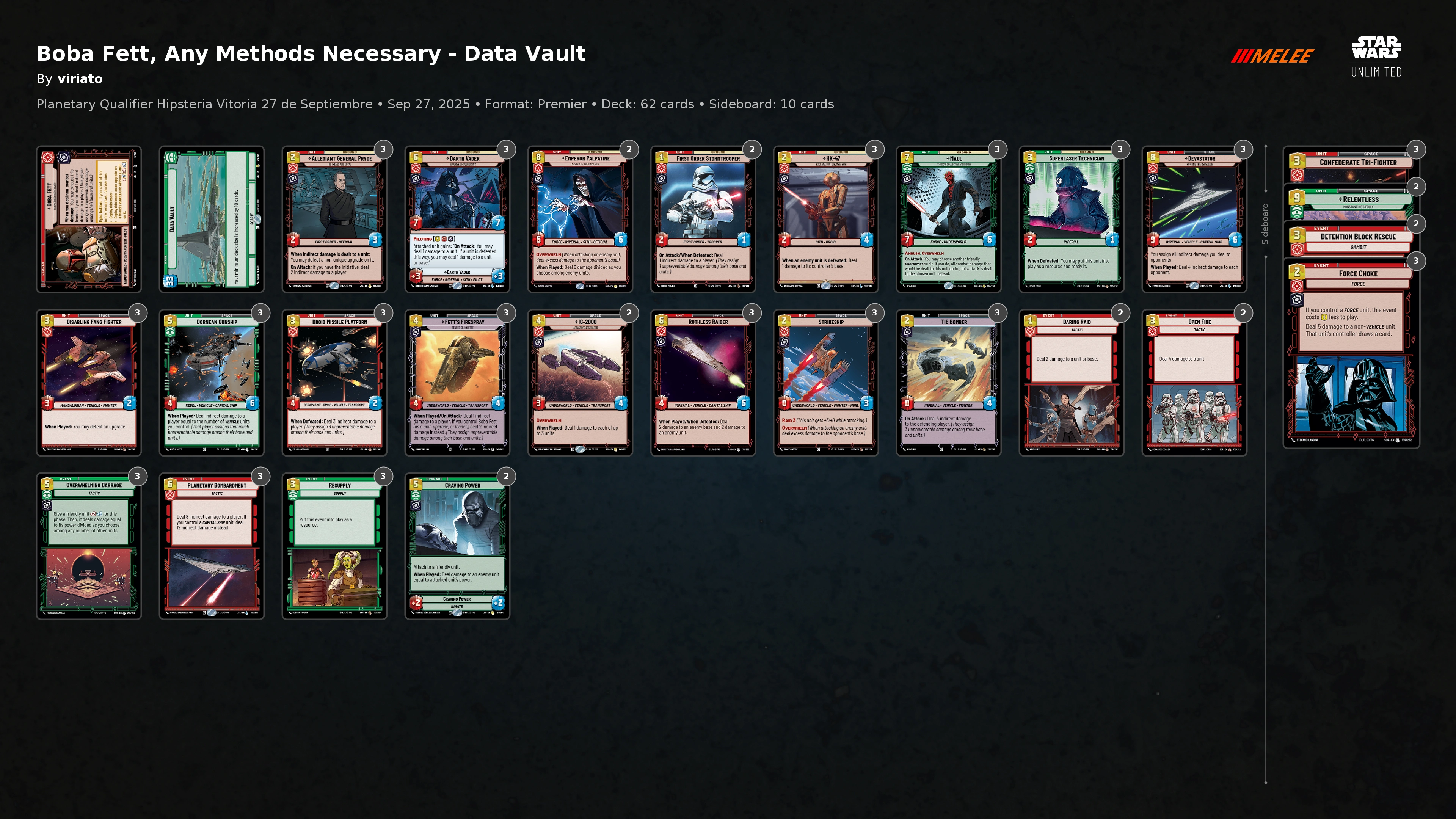 Boba Fett, Any Methods Necessary - Data Vault | Melee