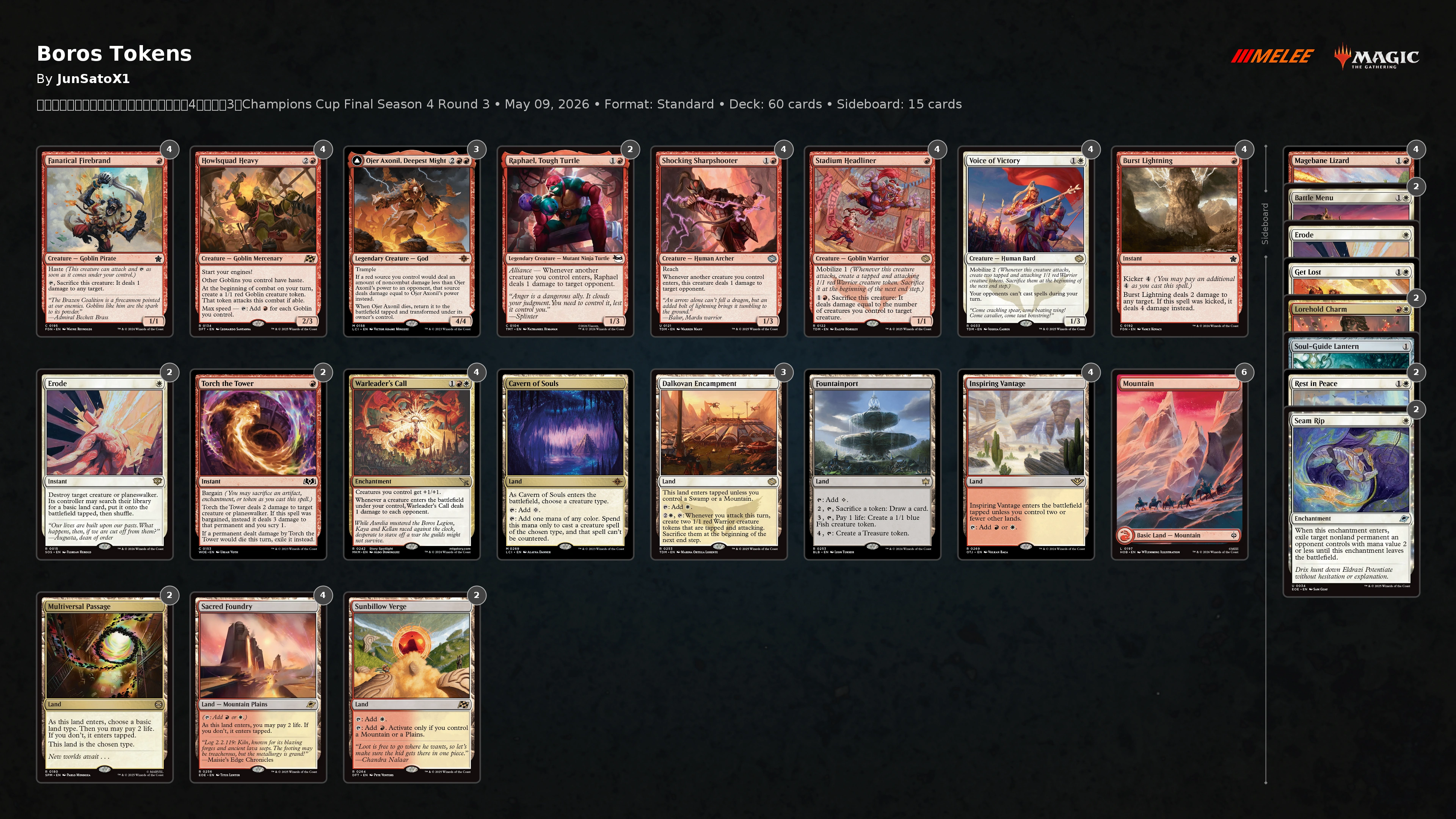 Boros Tokens | Melee