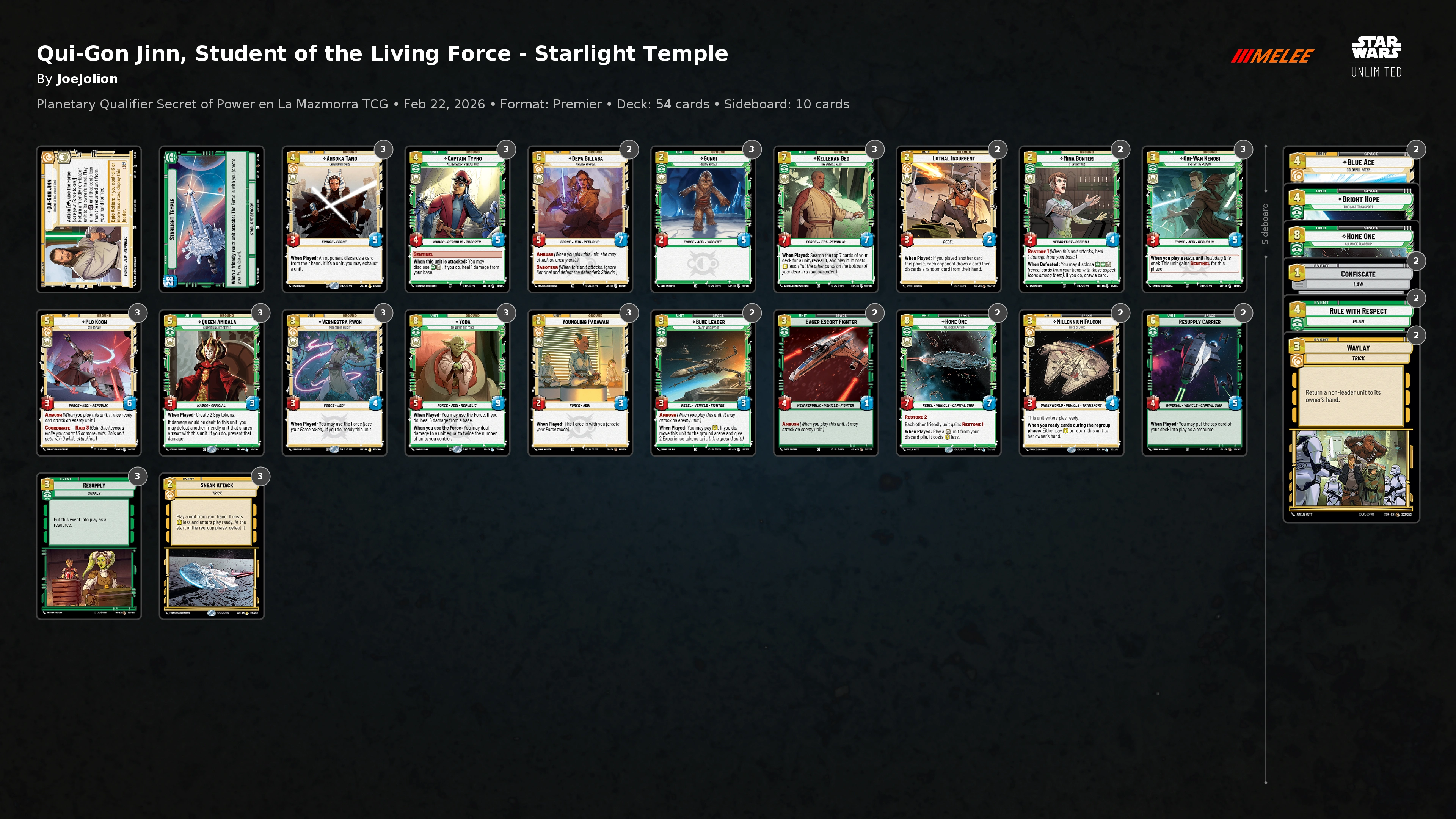 Qui-Gon Jinn, Student of the Living Force - Starlight Temple | Melee