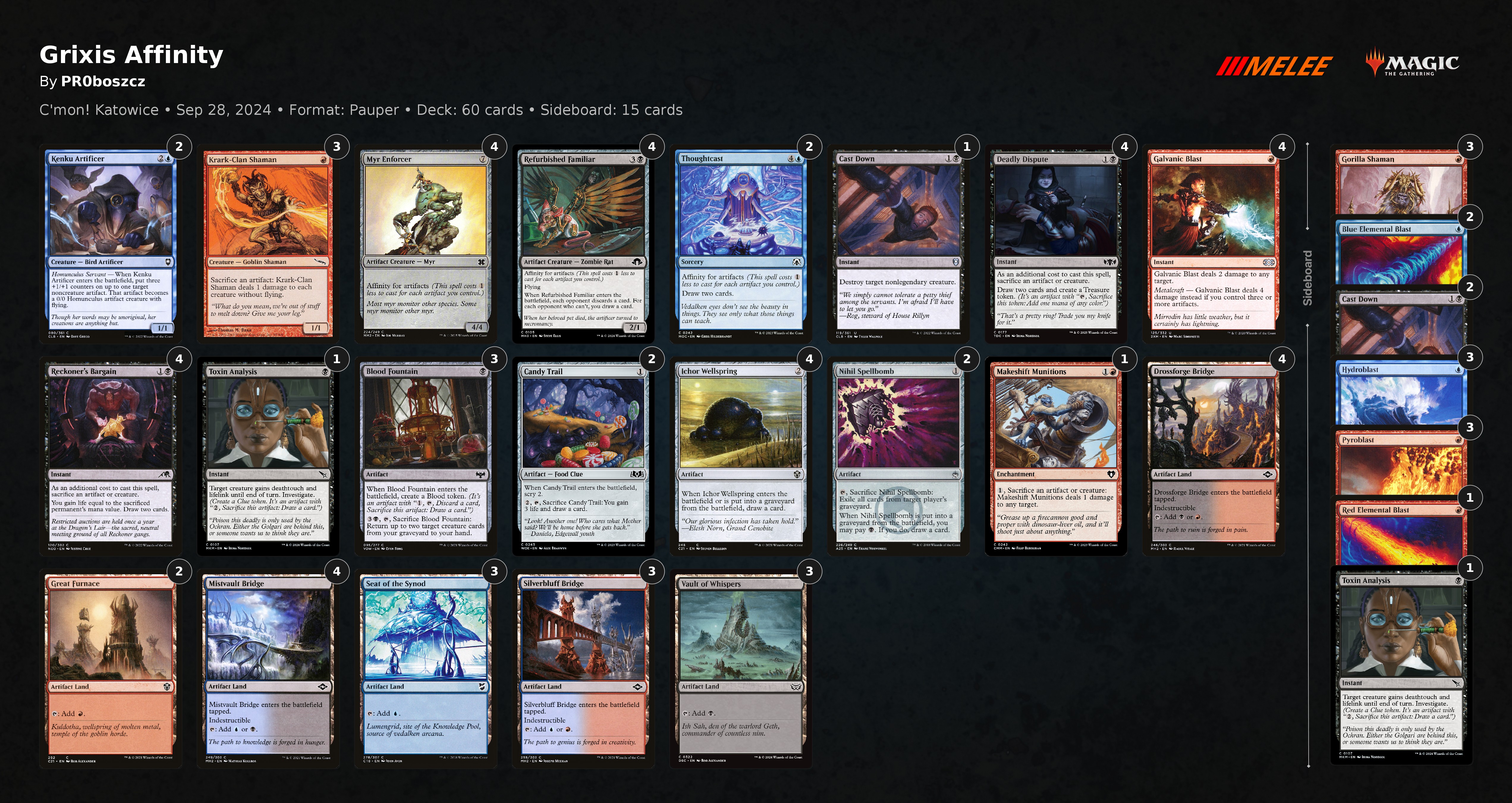 Grixis Affinity Melee Grixis Affinity Melee