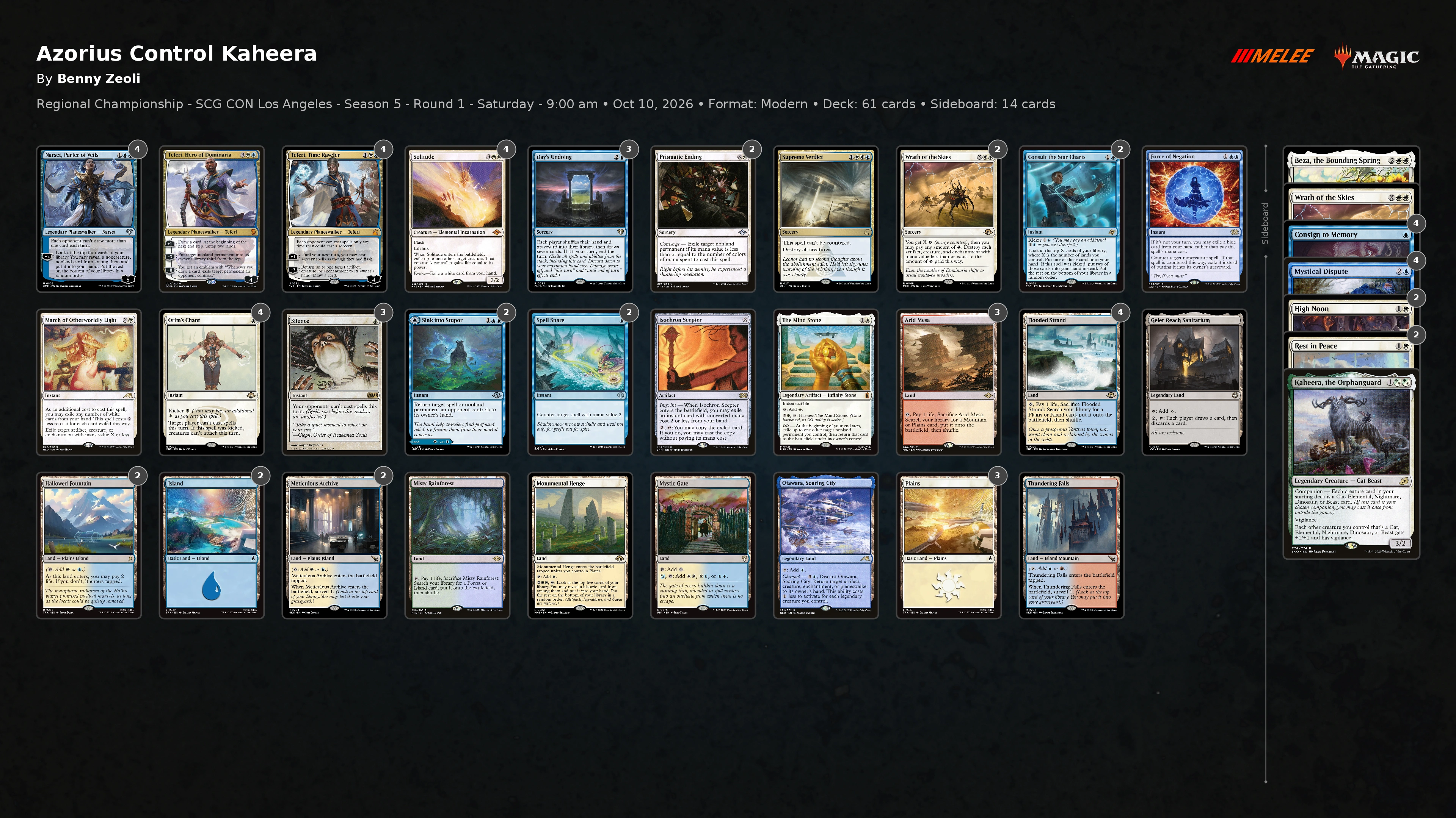 Azorius Control (Kaheera) | Melee