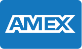 American Express Logo, accepted payment method on Melee