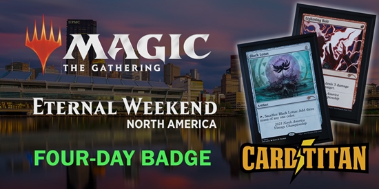 2023 NA Eternal Weekend - Four-Day Badge - tournament brand image