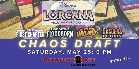 Disney Lorcana 4 Set Chaos Draft - tournament brand image