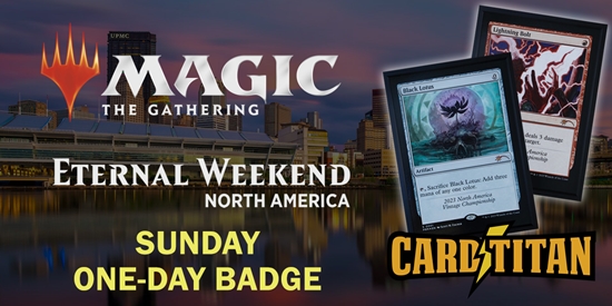 2023 NA Eternal Weekend - Sunday Badge - tournament brand image