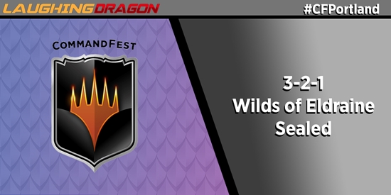 CommandFest Portland Oct 13 12:00 PM 3-2-1 Wilds of Eldraine Sealed - tournament brand image