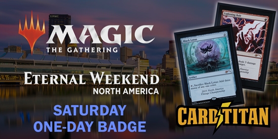 2023 NA Eternal Weekend - Saturday Badge - tournament brand image