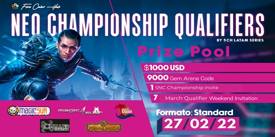 NEO CHAMPIONSHIP QUALIFIERS by 5CH LATAM SERIES - tournament brand image