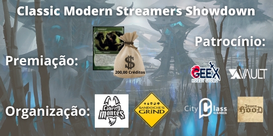 Classic Modern Streamers Showdown por Geex Hobby Store, CityClass Games, Joven Hood e Vault of Cards - tournament brand image