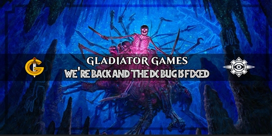 Gladiator Games: We're Back - tournament brand image