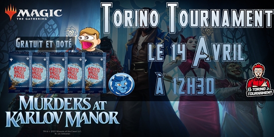Torino Tournament - Murders at Karlov Manor - tournament brand image