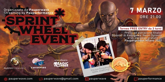 Sprint Wheel Event - Pauper MTGO - tournament brand image