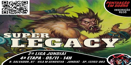 4ª Etapa *SUPER* - 2ª Liga Legacy Jundiaí - tournament brand image