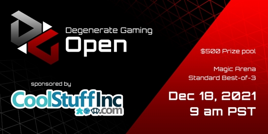 The Degenerate Gaming Open - tournament brand image