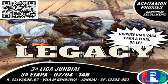 3ª Etapa - 3ª Liga Legacy Jundiaí - tournament brand image