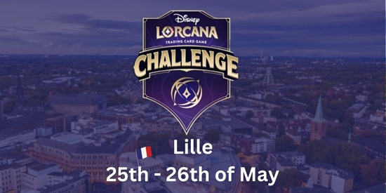 Lorcana European Challenge Lille 2024 - tournament brand image