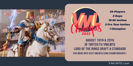 VML Championships 2023 - tournament brand image