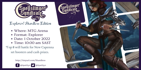 Spellslinger Syndicate: 1 - Explorer! Shardless Edition - tournament brand image
