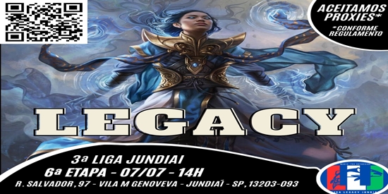 6ª Etapa - 3ª Liga Legacy Jundiaí  - tournament brand image