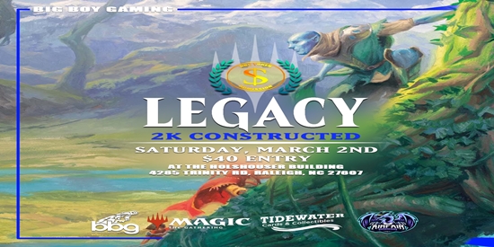 Big Boy Gaming Magic: The Gathering  Legacy 2K - tournament brand image